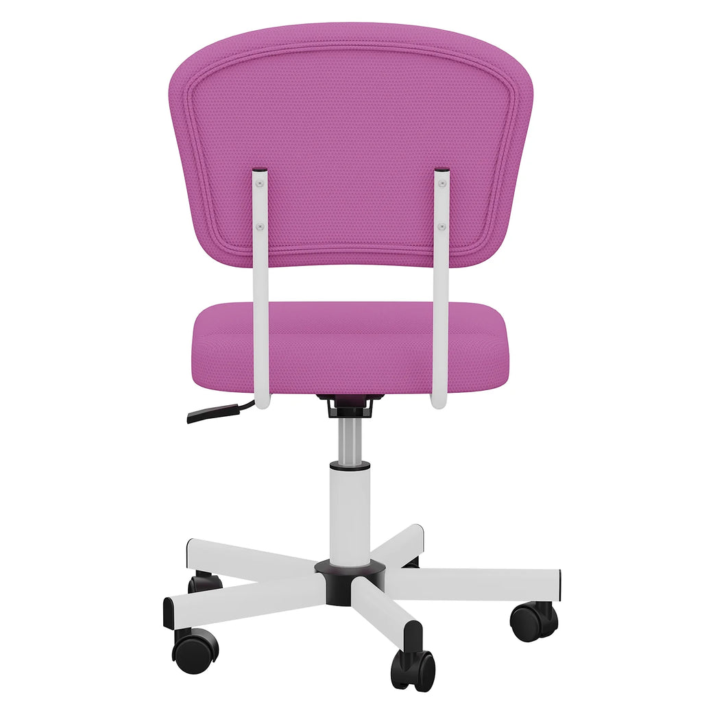 Pink Ergonomic Office Chair with Lumbar Support Y8495