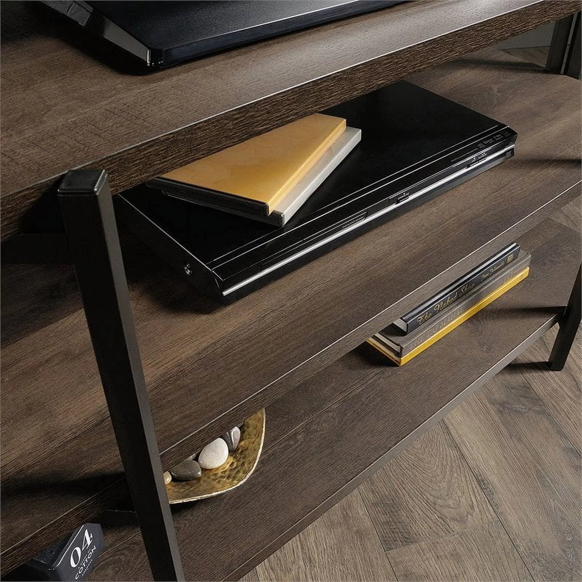 Console for TVs up to 42", Smoked Oak Finish K442