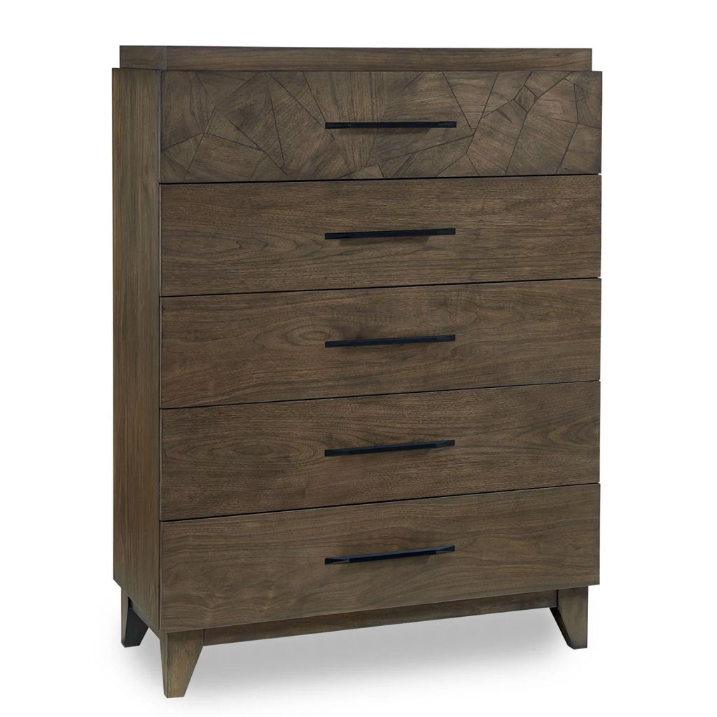 Five-Drawer Chest in Wild Oats Brown H228