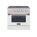 White Natural Gas Range M3996
