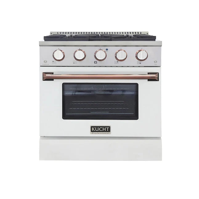 White Natural Gas Range M3996