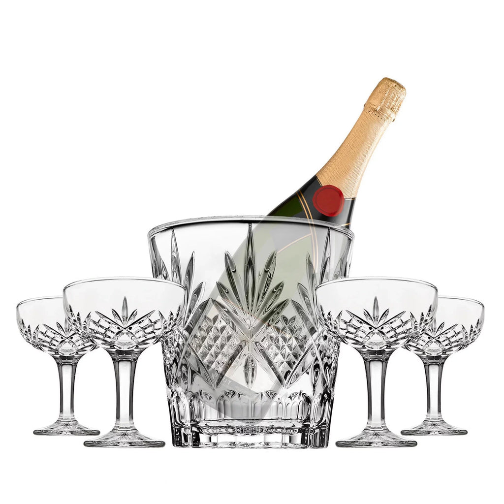 5 Piece Ice Bucket & Champagne Coupe Set T825