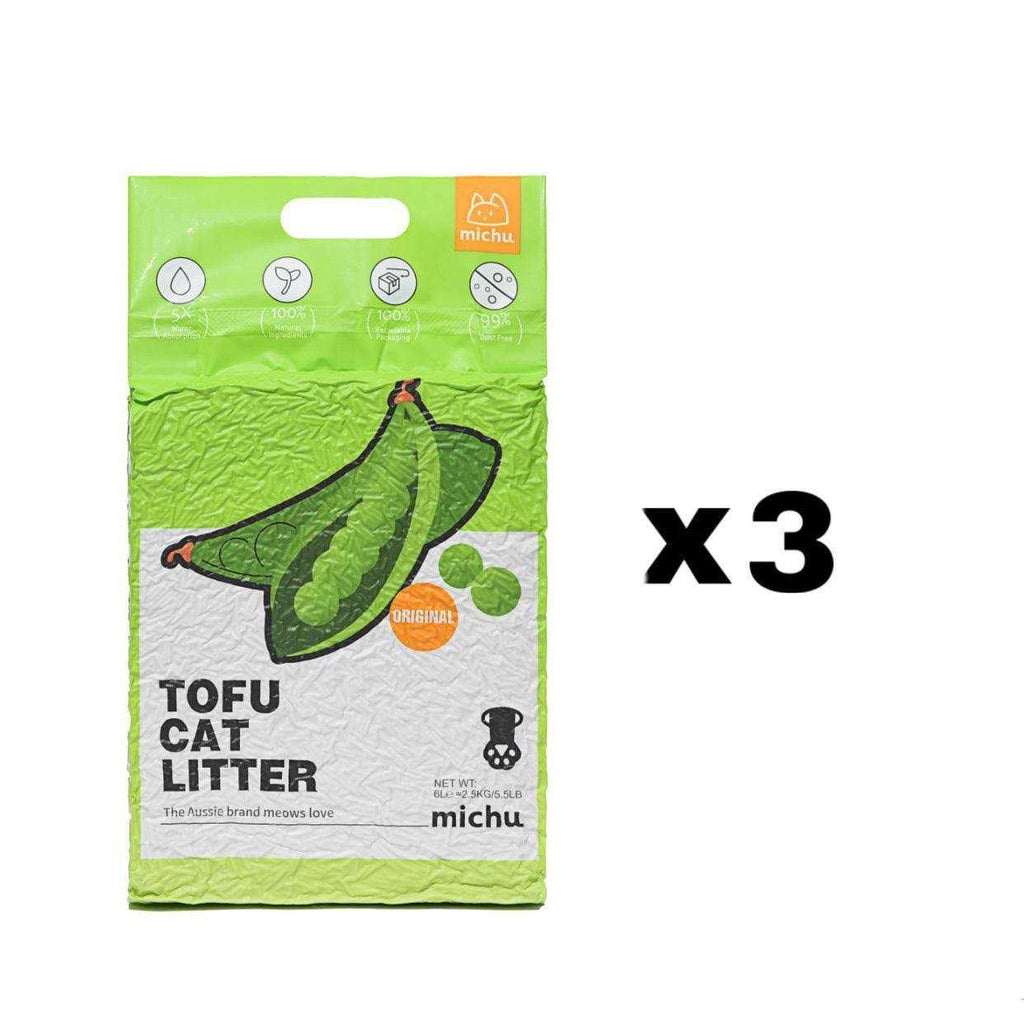 Natural Clumping Tofu Cat Litter 5.5lb V247590