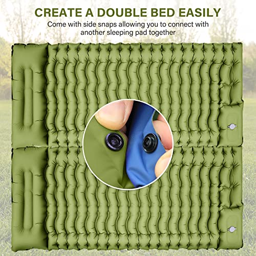 Ultralight Inflatable Camping Sleeping Pad with Pillow S648