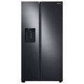 Side by Side Refrigerator in Black Stainless Steel Y3928