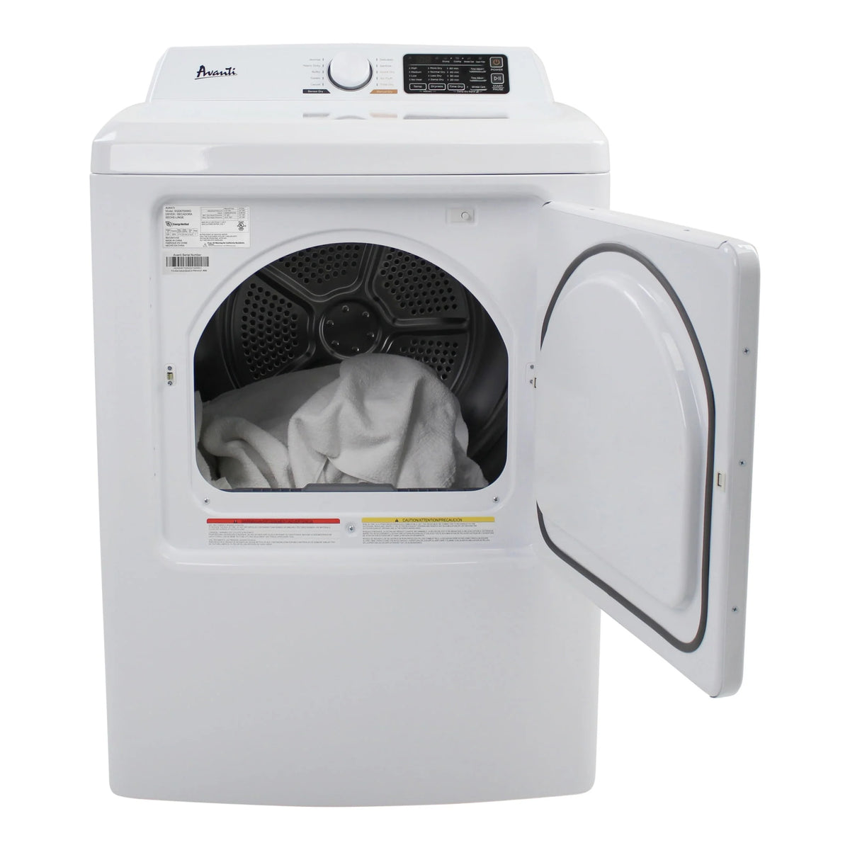 Front Load Gas Vented Clothes Dryer 7.0 Cu. ft. White W8298