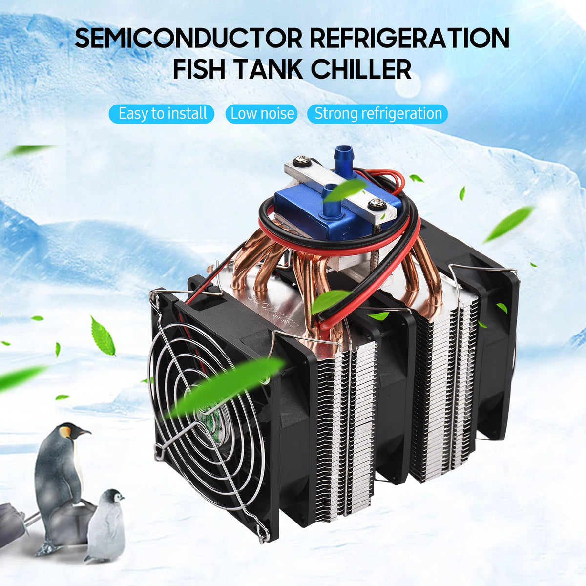 180W Semiconductor Aquarium Chiller for 40 Liters U20750