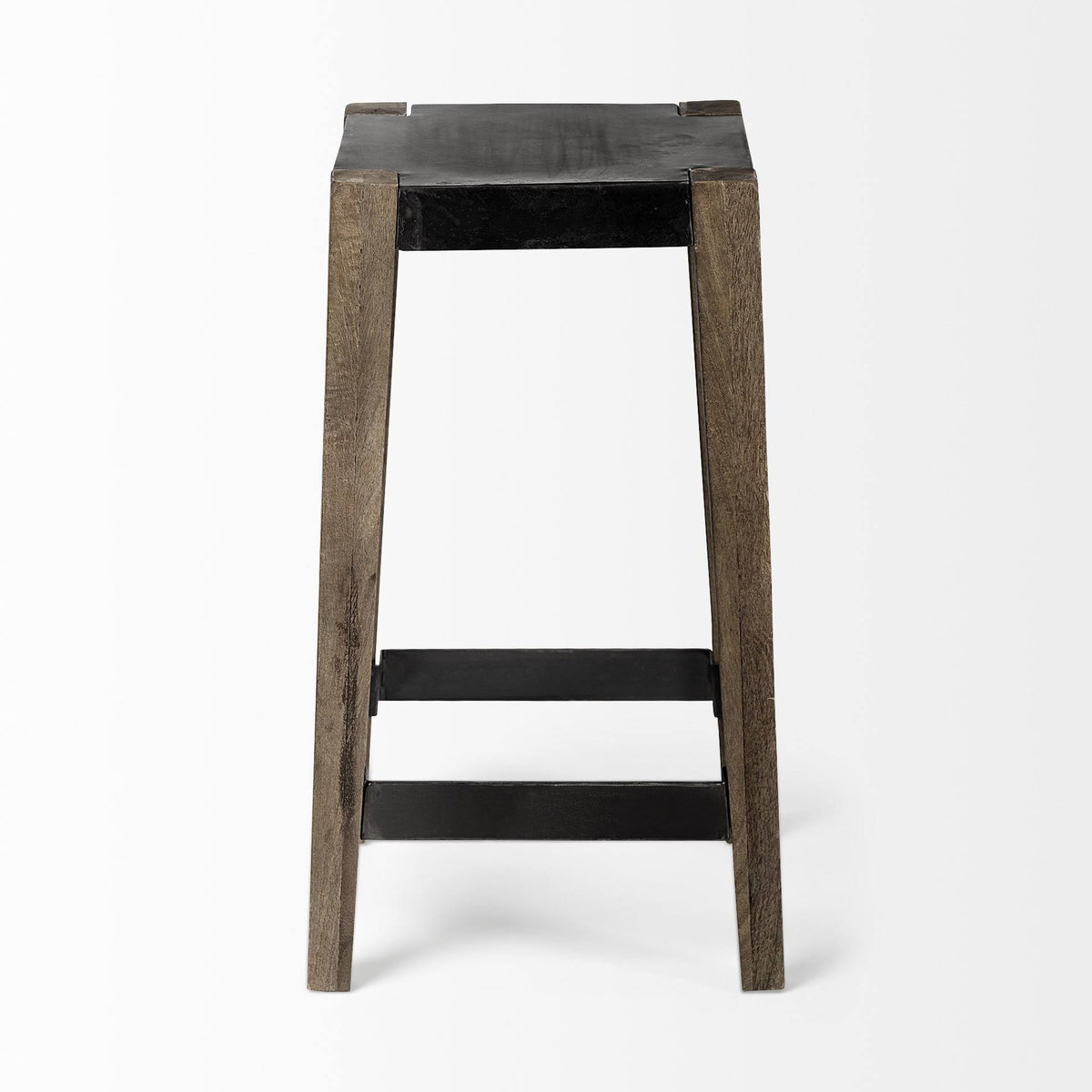 Brown Wood Stool K27886