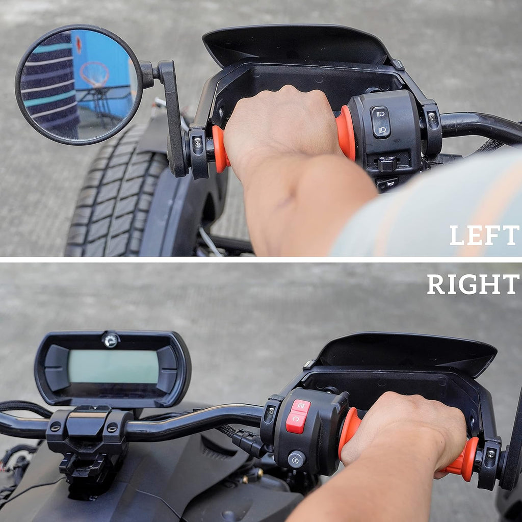 Black Plastic Handguards Wind Deflector Kit 2PCS F687394