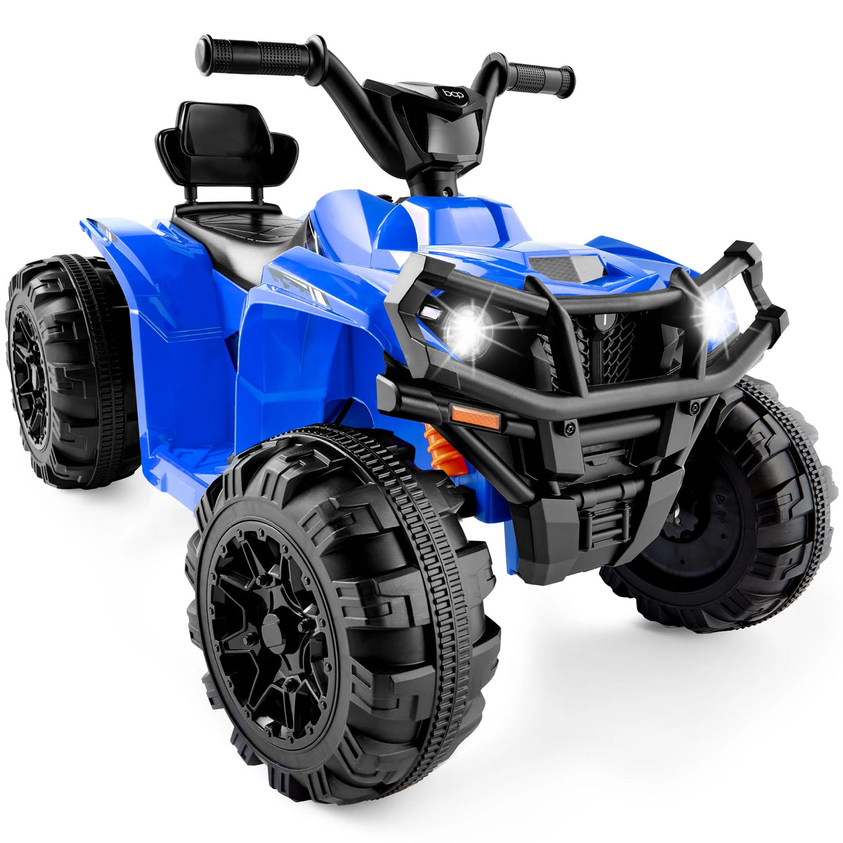 12V Kids Ride-On ATV Quad with LED Lights, Black V6313