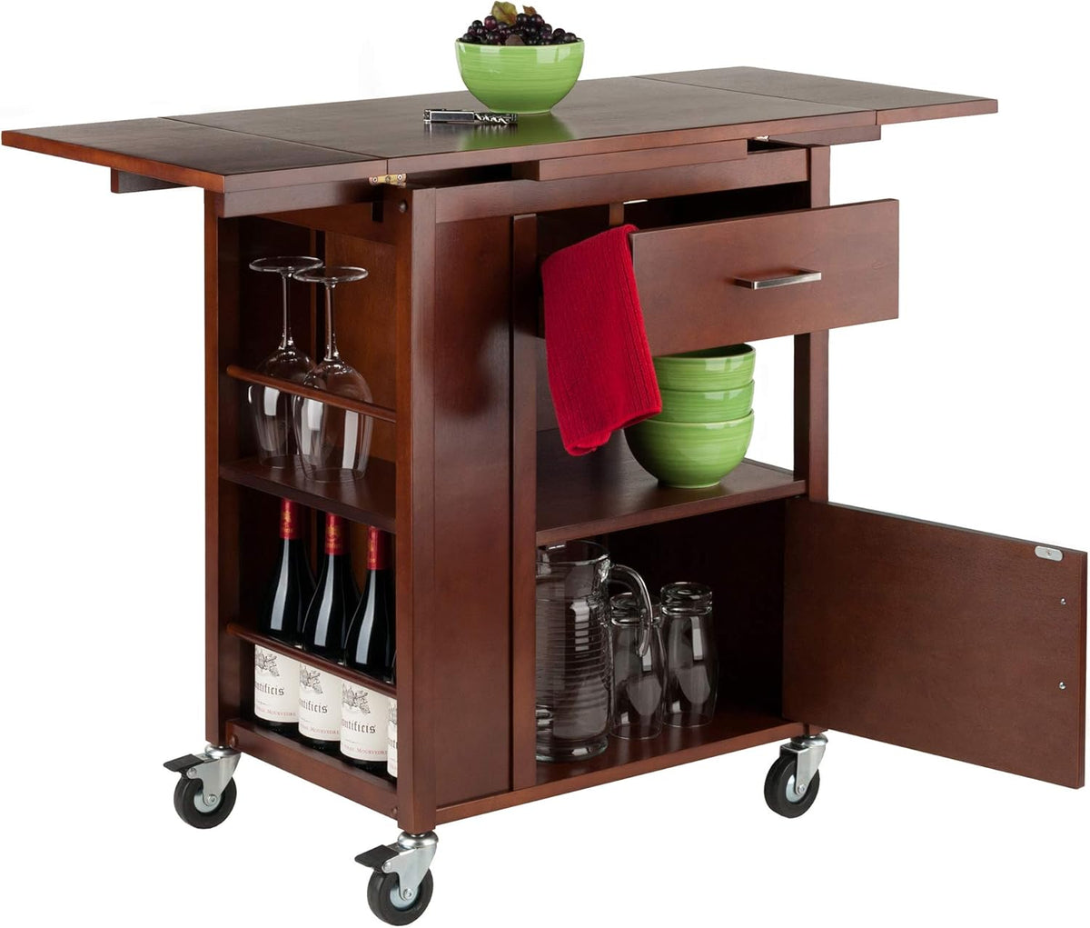 Walnut Kitchen Cart Y272884