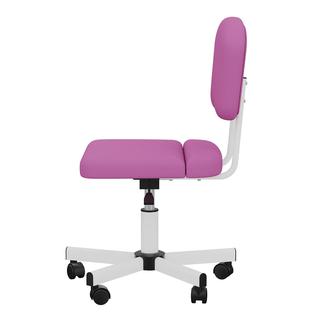 Pink Ergonomic Office Chair with Lumbar Support Y8495
