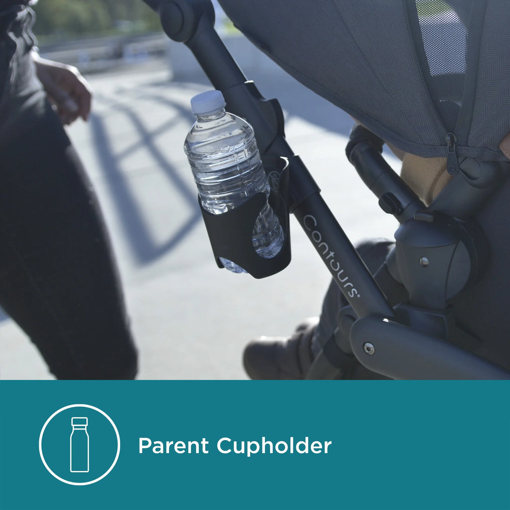 Black Double Tandem Stroller U747