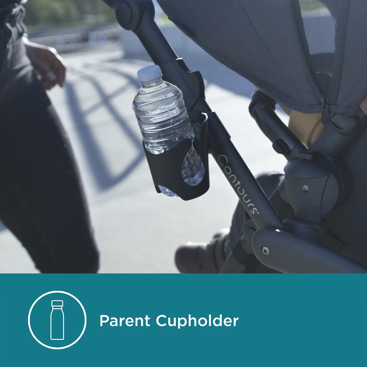 Black Double Tandem Stroller U747