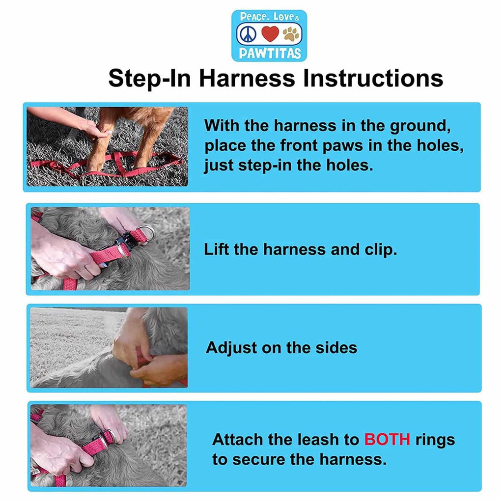 Reflective Step-in Dog Harness Z255
