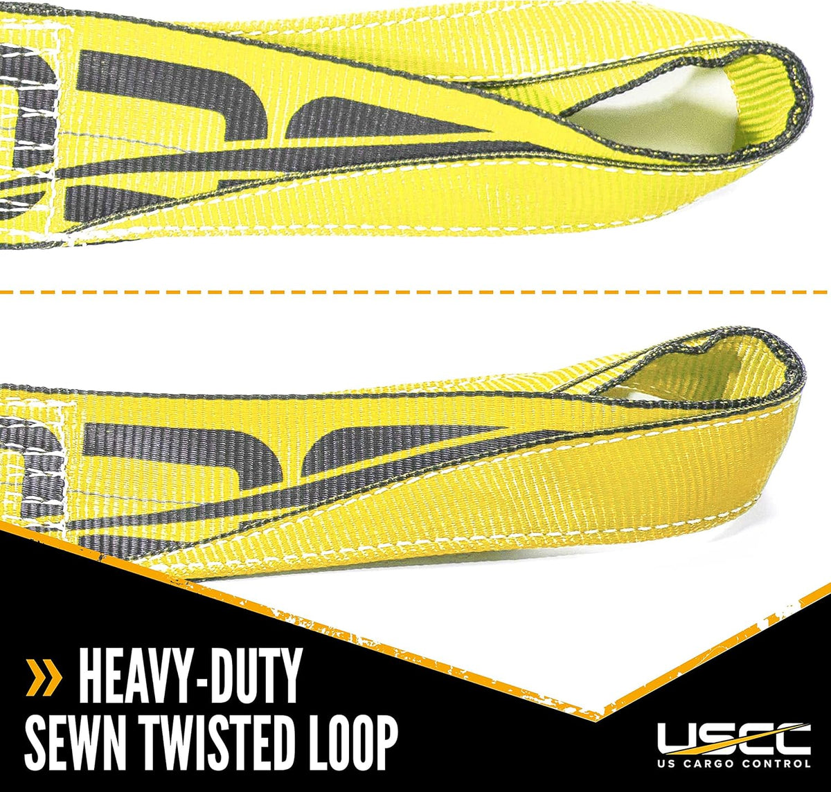 4 Inch x 30 Foot Winch Straps with Twisted Sewn Loop 10 Pack D34314