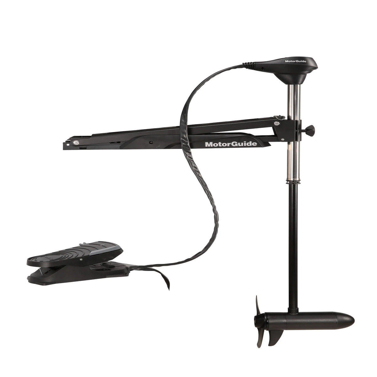 Freshwater Bow Mount Trolling Motor Cable Steer Foot-Control 36-Inch Shaft 55-Pound Peak Thrust Y7113