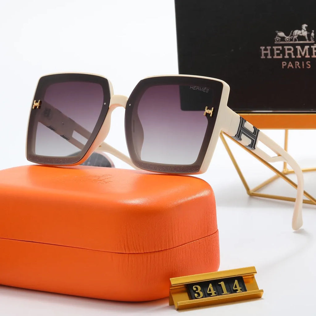 Fashion Big H Hollow Temple Polarized Sunglasses G2049