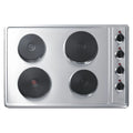 4-Burner Solid Disk Cooktop Stainless Steel A3030