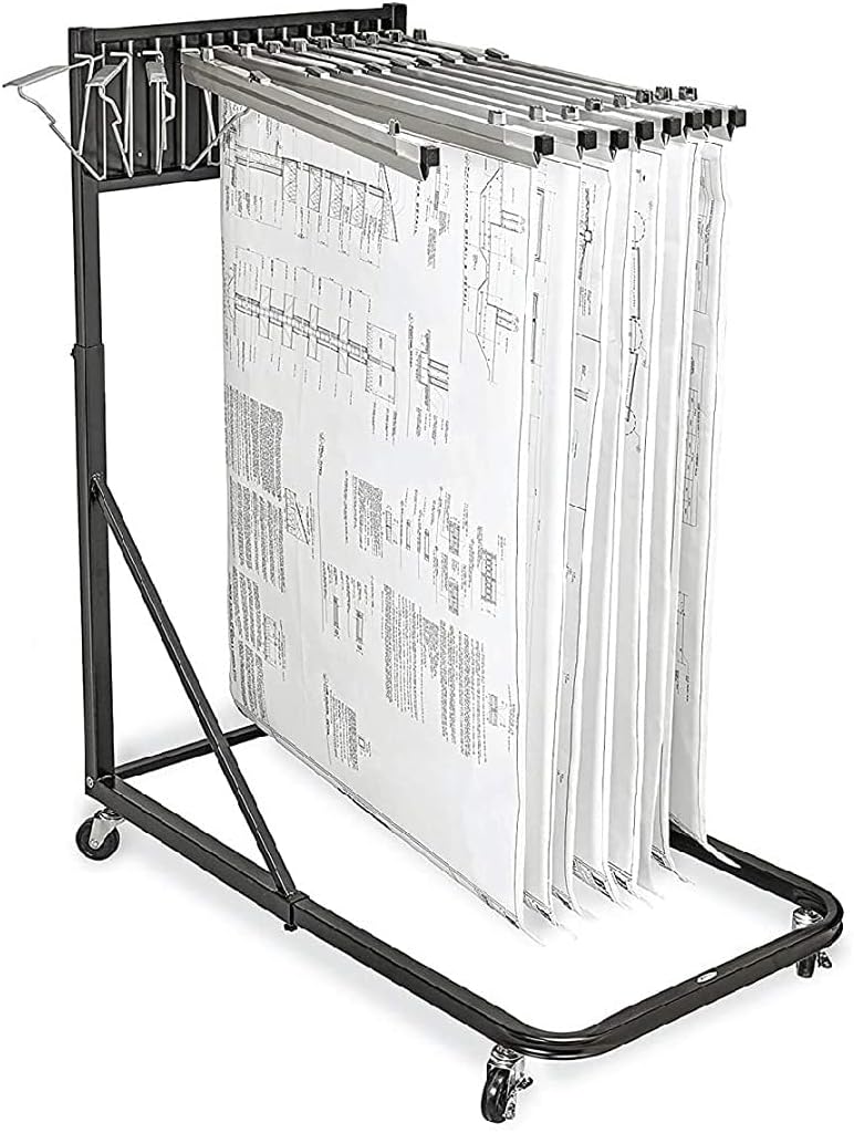 Vertical Blueprint Storage Rack and Plans Holder A60263