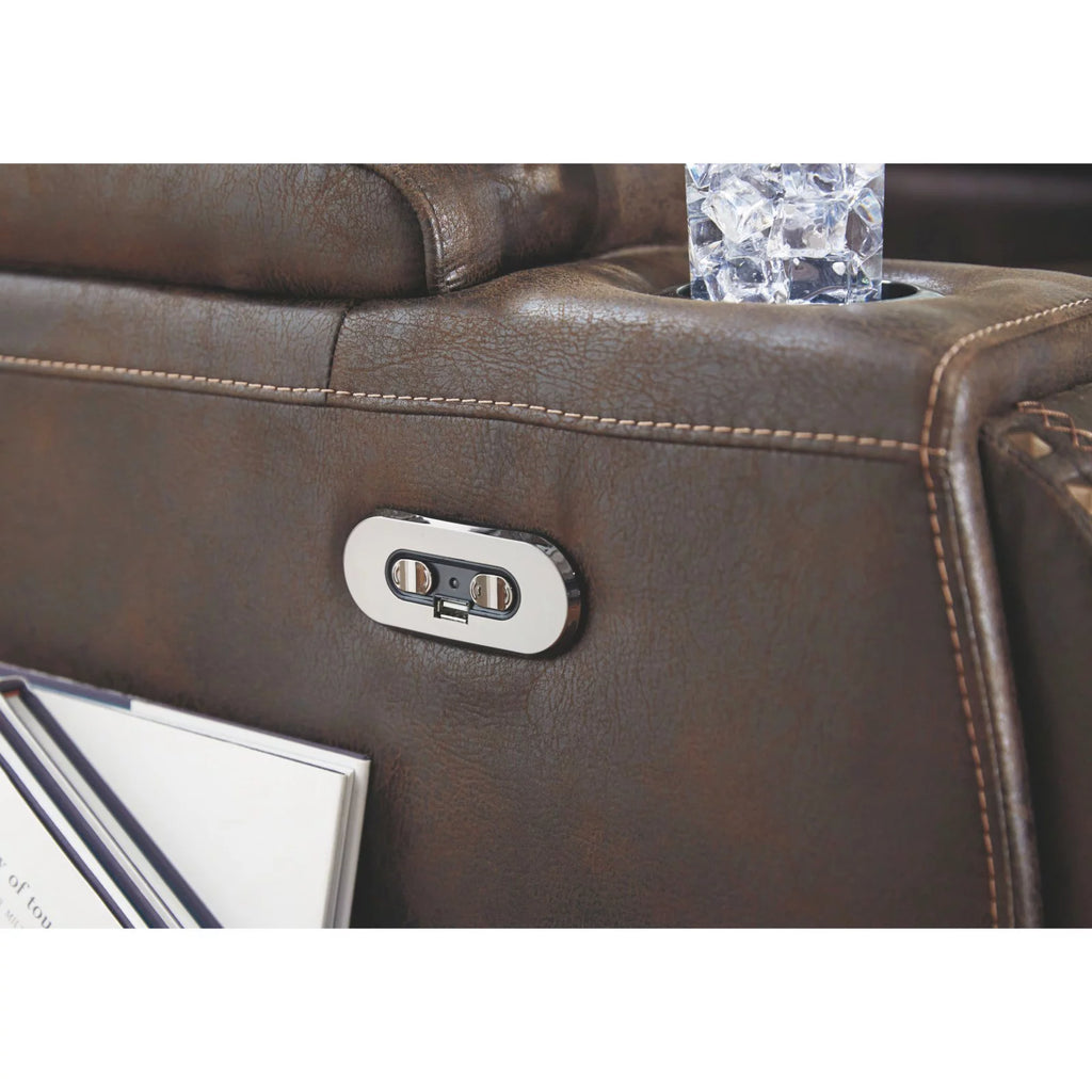 Power Reclining Sofa in Bark Q787