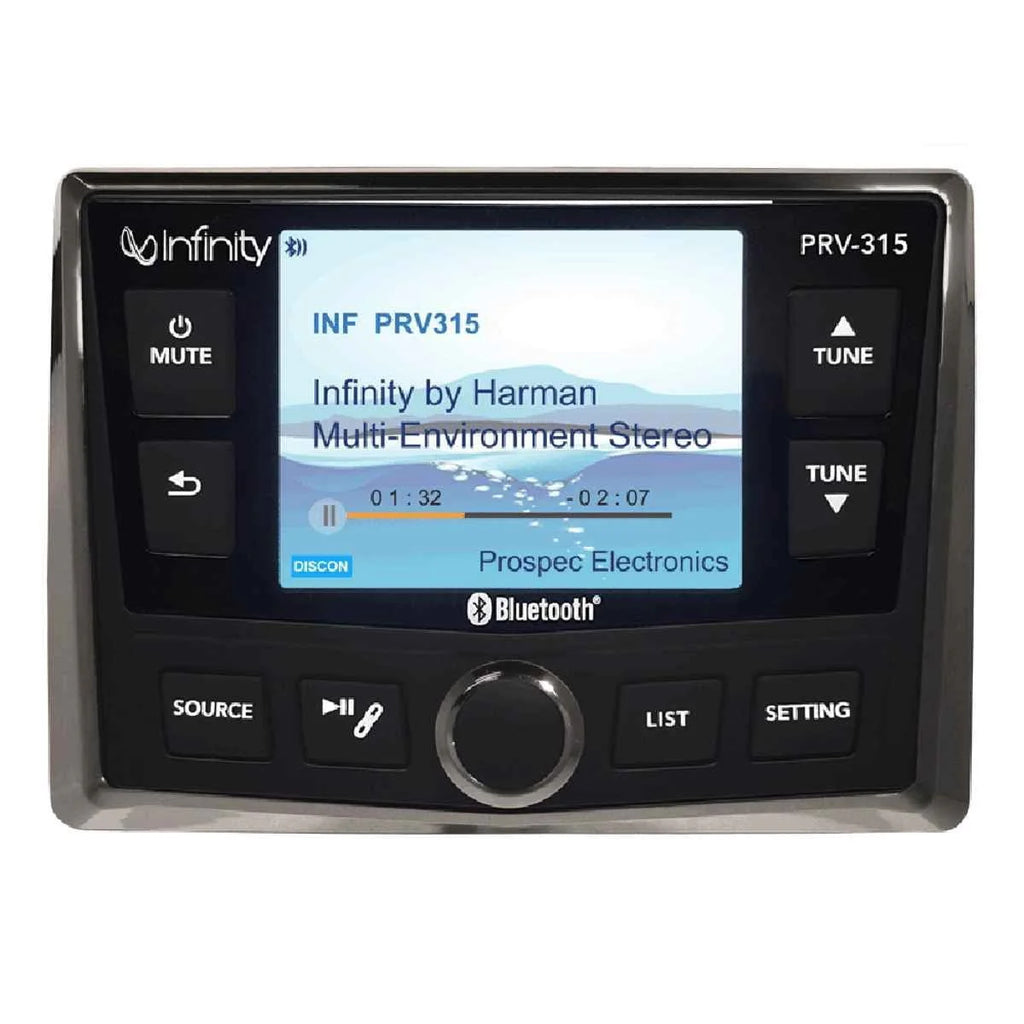 Waterproof Marine Radio Dash Kit - White B389774