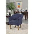Navy Chunky Textured Accent Chair O503005