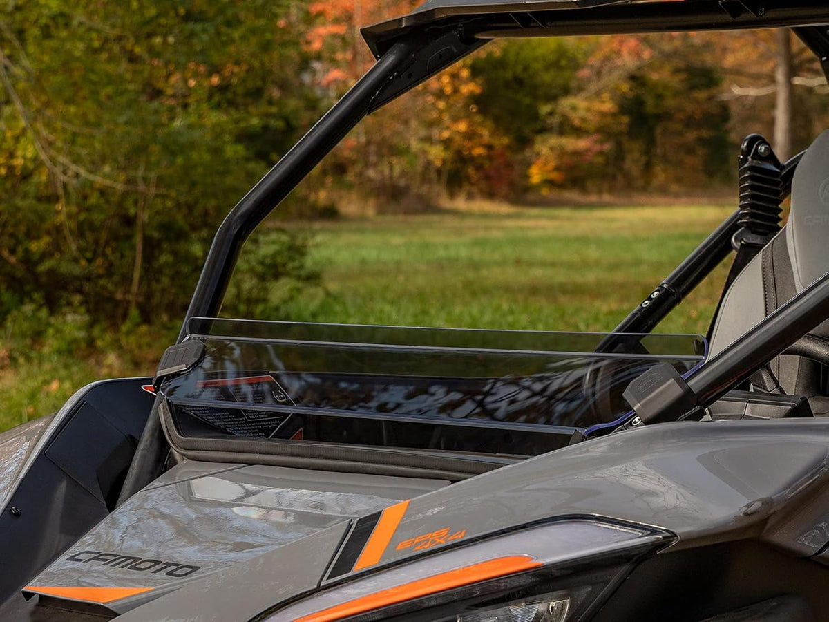 Clear 1/4 Polycarbonate Half Windshield Z87923