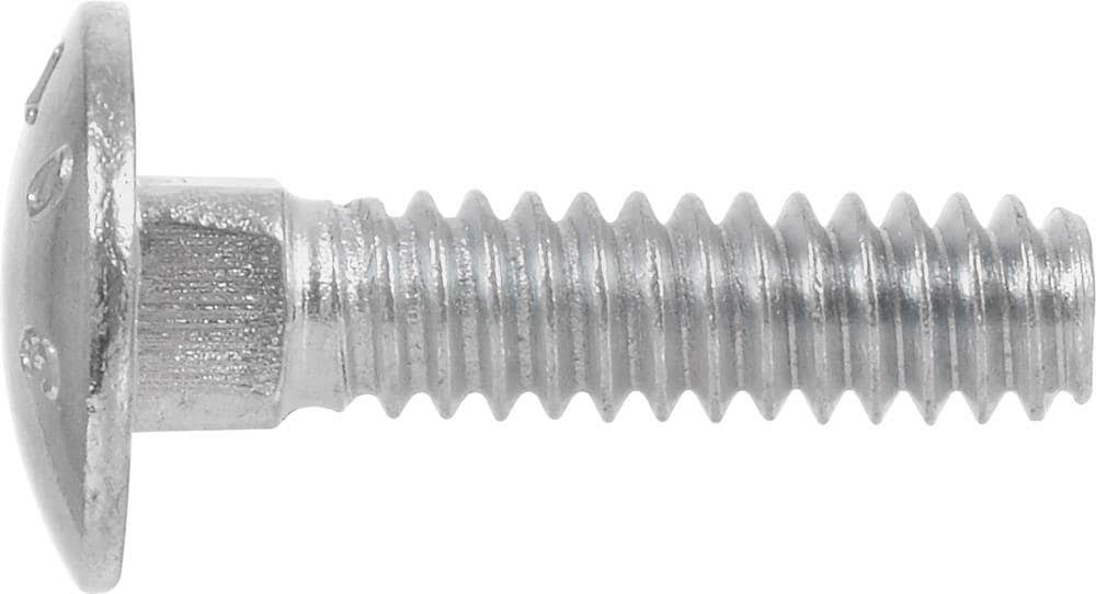 1/4 x 8-Inch Zinc-Plated Steel Carriage Bolt 100-Pack A692307