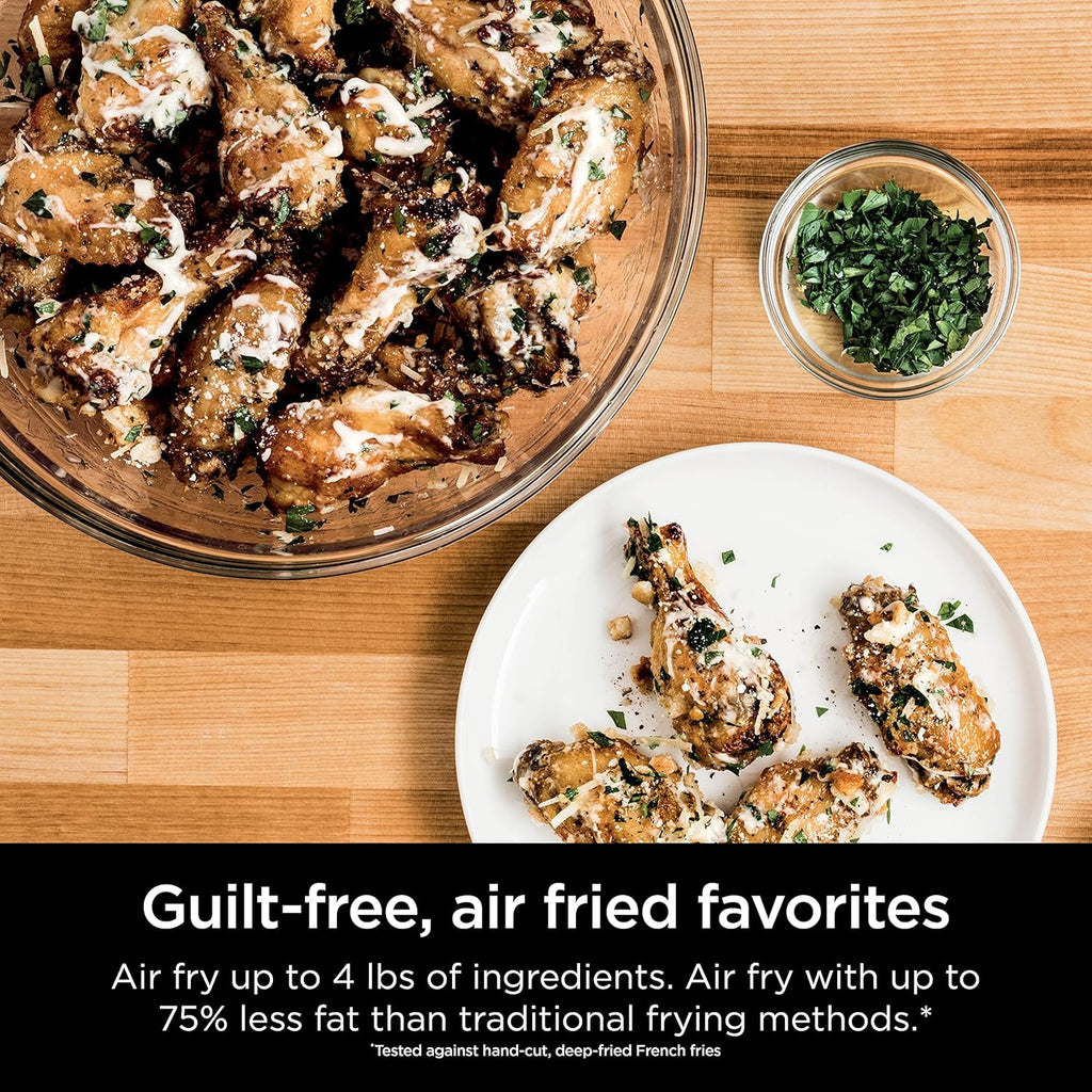 13-in-1 Air Fry Countertop Oven with Air Fry Basket, SearPlate, Wire Rack & Crumb Tray, Silver O57814