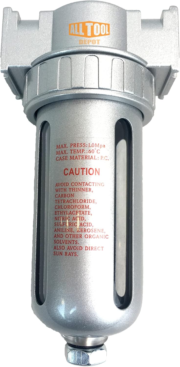 3/4 NPT Compressed Air In Line Filter Dryer Moisture Water Separator Pack of 2 U591