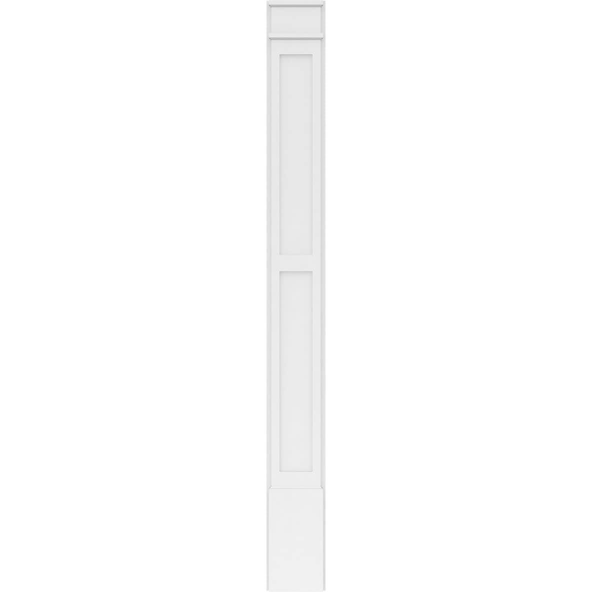 PVC Pilaster with Capital and Base (Pair) B502