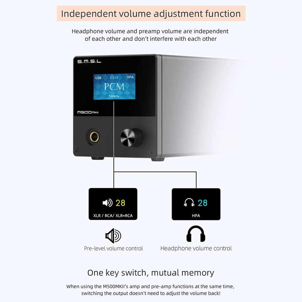 MQA DAC Headphone Amplifier Decoder X364