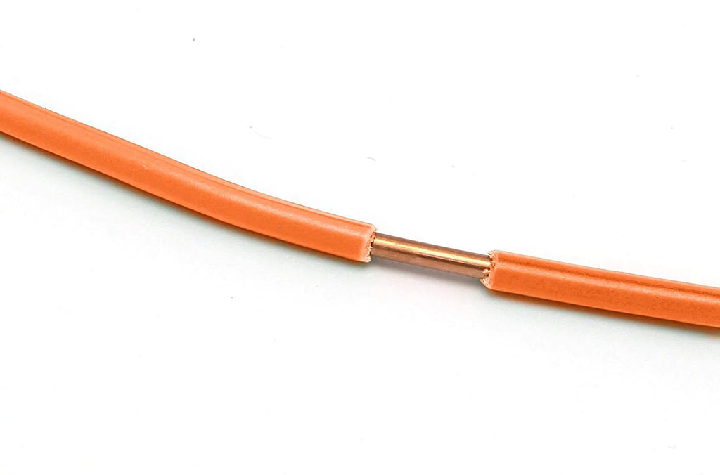 200 Feet Insulated Solid Copper THHN / THWN Wire 10 AWG Orange G132