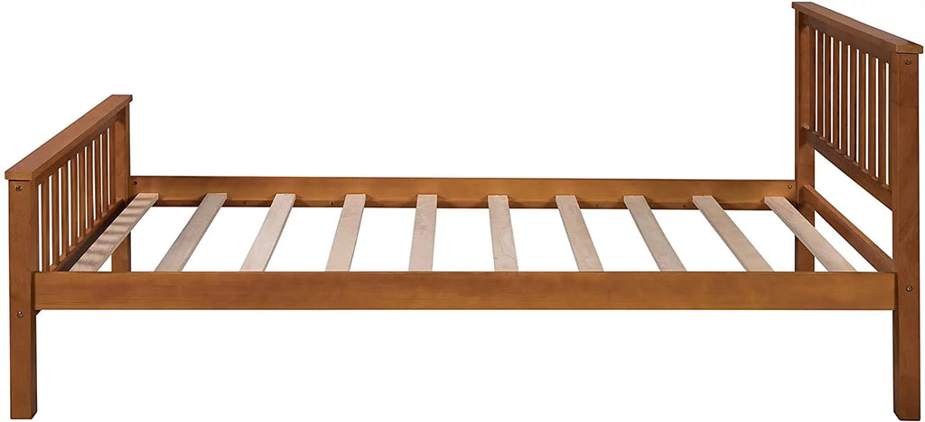 Twin Wood Platform Bed Frame V70777