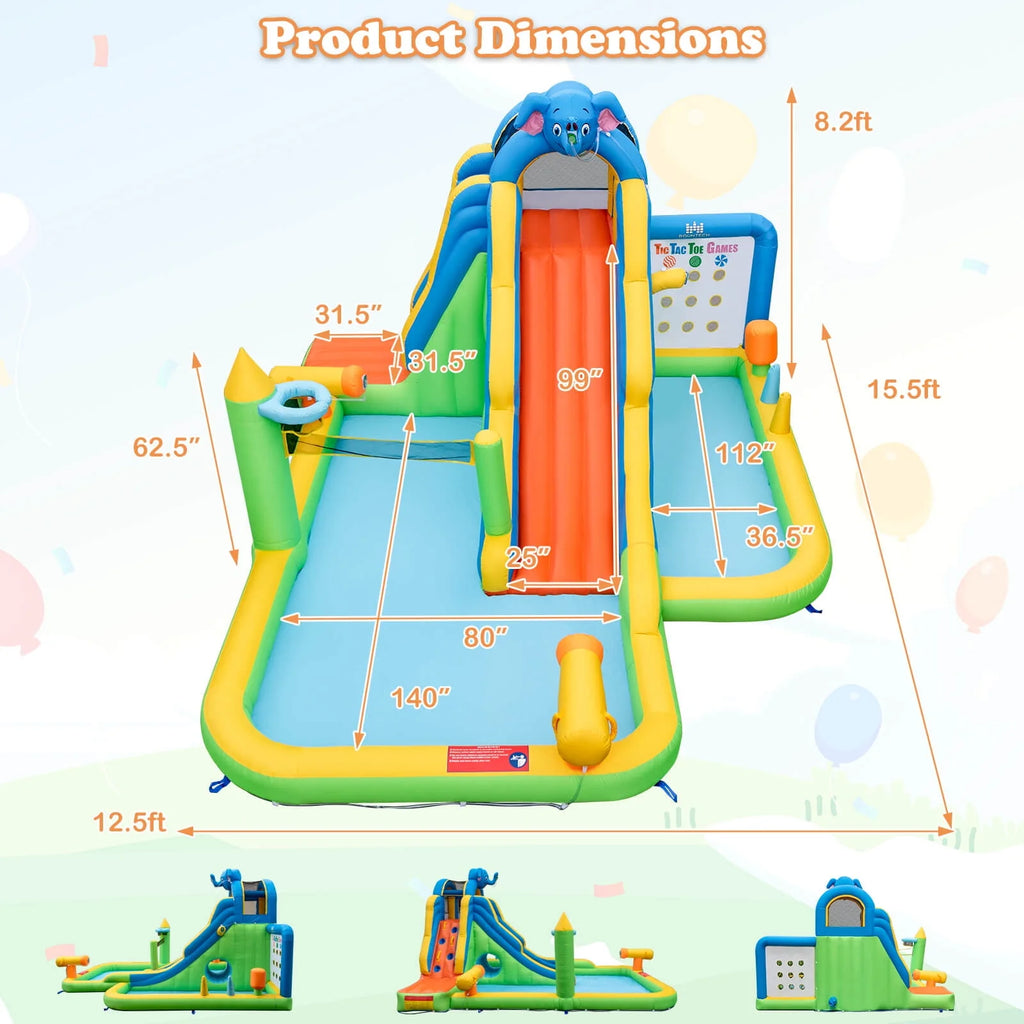 Inflatable Water Slide with 950W Blower L708393