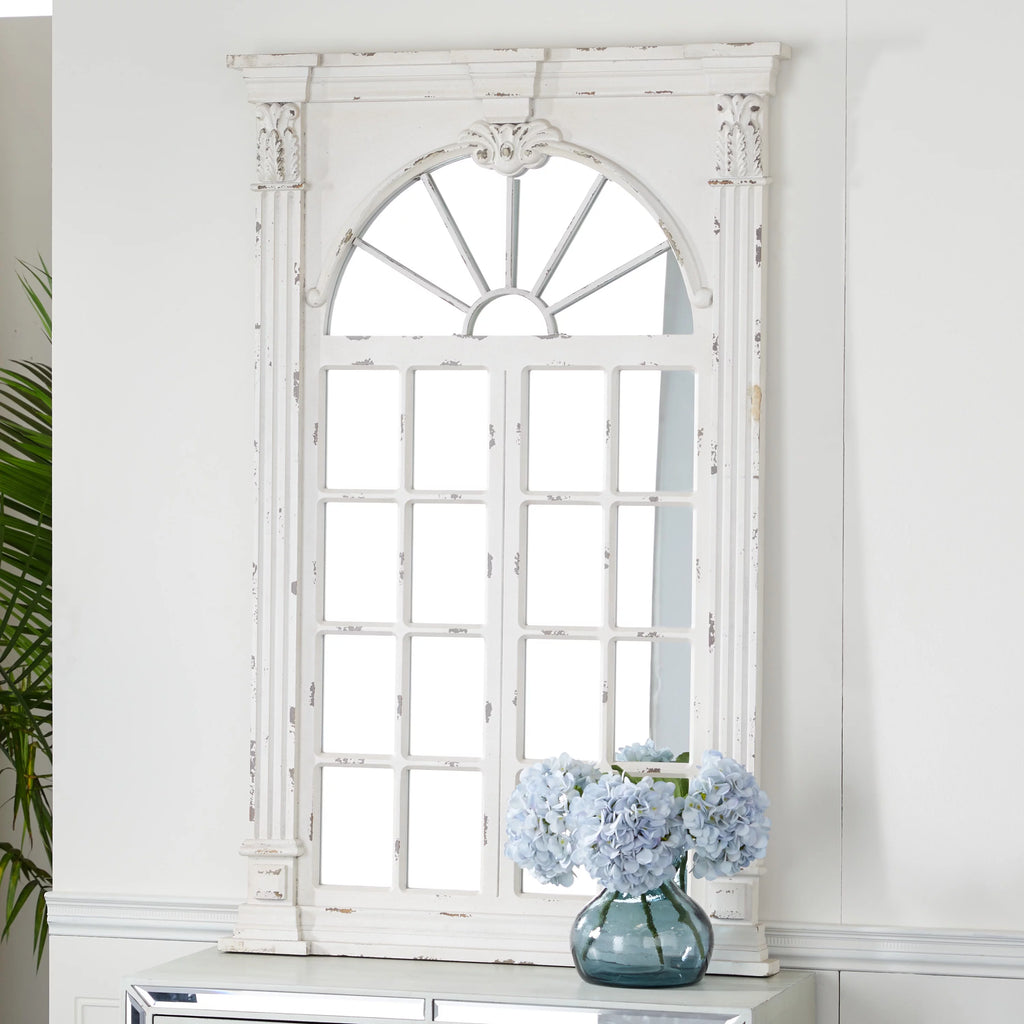 Cream Arched Wall Mirror C827