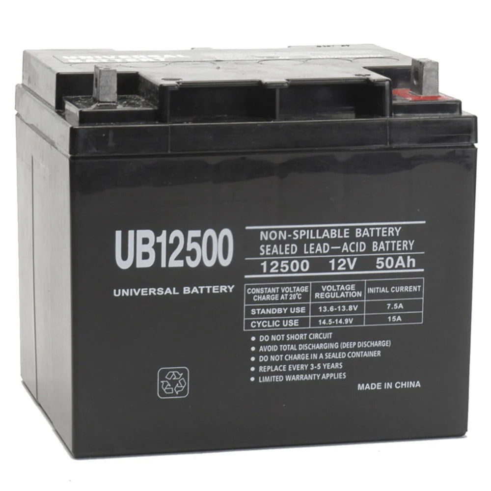 12V 50Ah Rechargeable SLA AGM Battery X2111