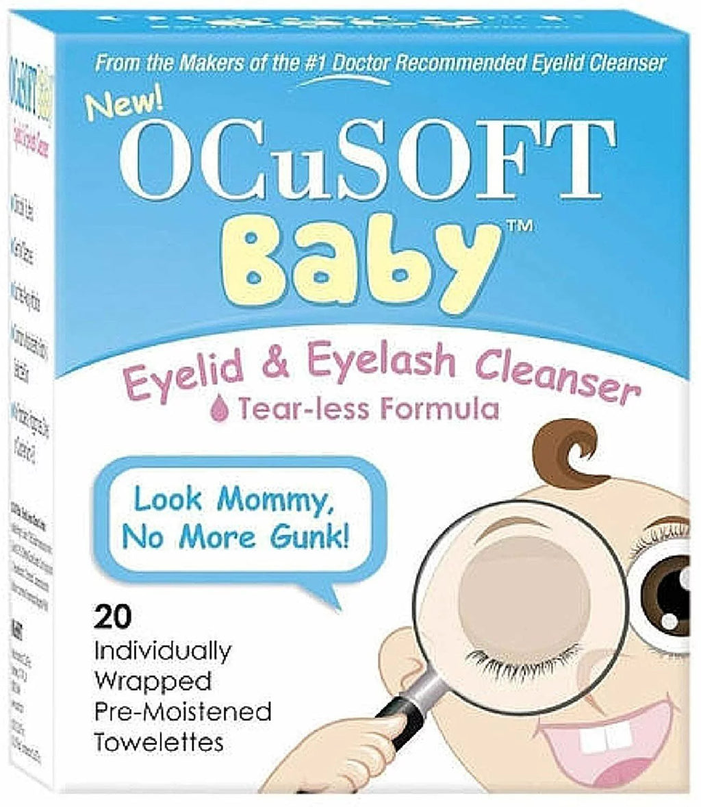 Baby Eyelid Eyelash Cleanser, 20 ct, 3 Pack S607