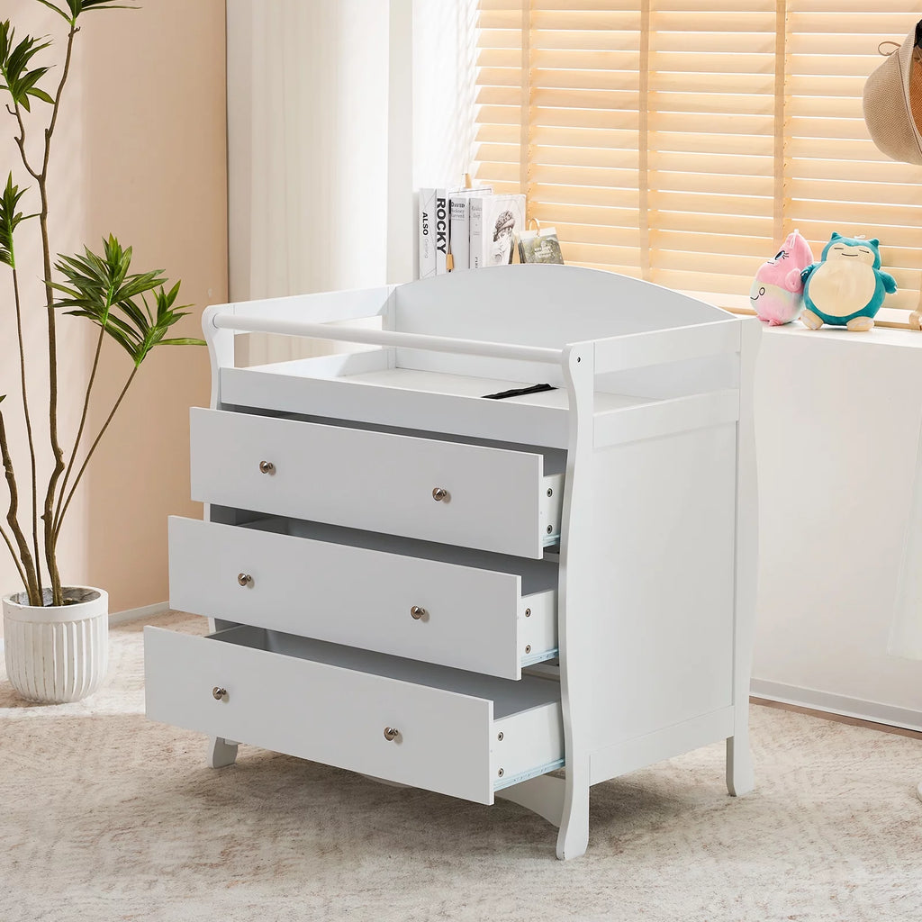 Gray 3 Drawer Changing Dresser E76069
