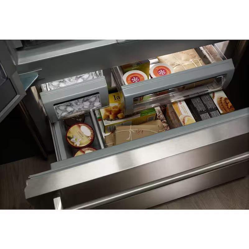 Black Stainless Built-In French Door Refrigerator B6921