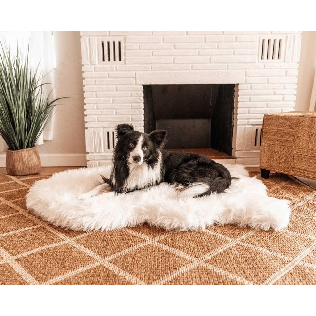 Faux Fur Orthopedic Dog Bed J3777