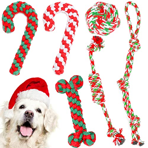 Christmas Dog Rope Toys 6 Pack X585