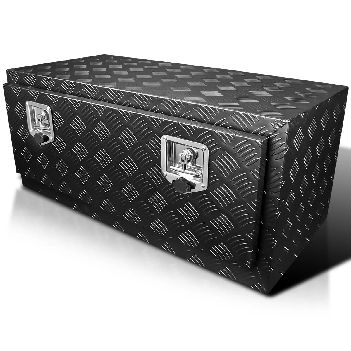 Aluminum Truck Bed Storage Tool Box with Lock V686