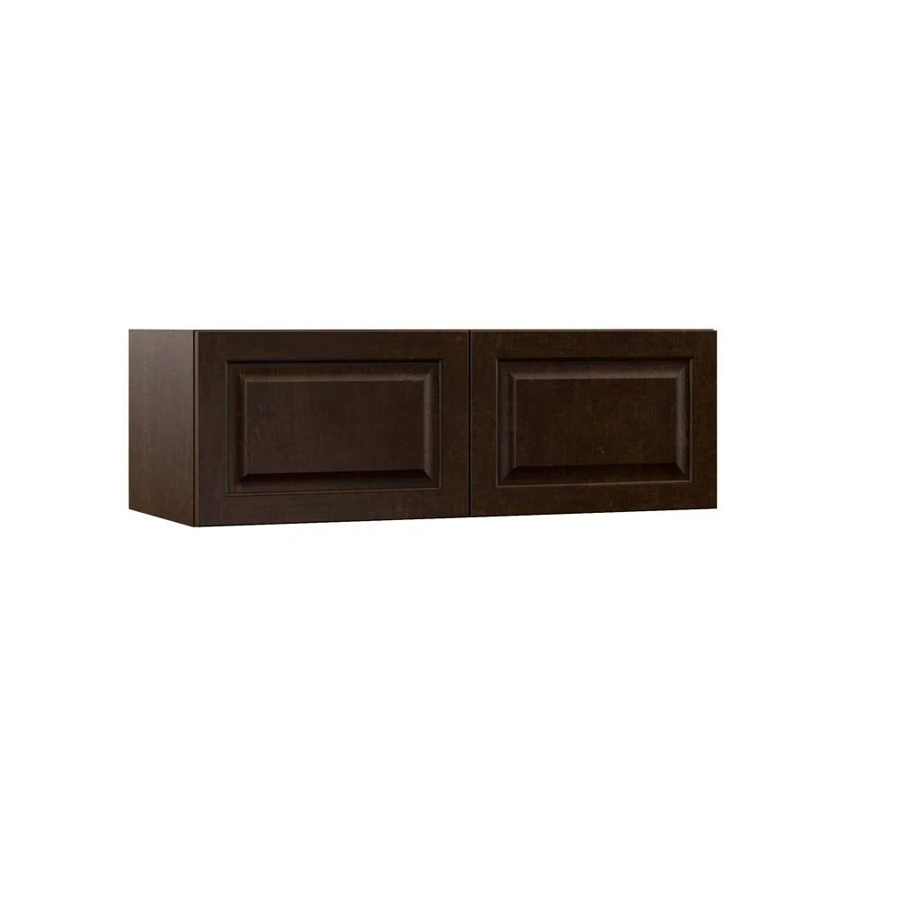 Espresso Brown Wall Bridge Kitchen Cabinet X7743