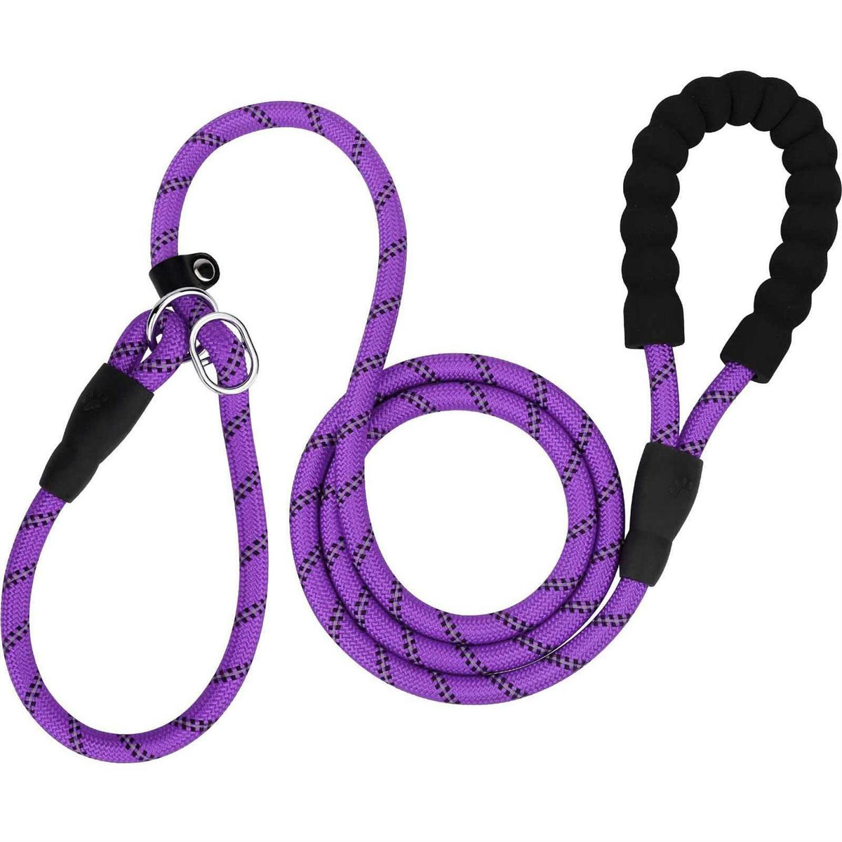 6 FT Reflective Slip Lead Dog Leash with Padded Handle I511
