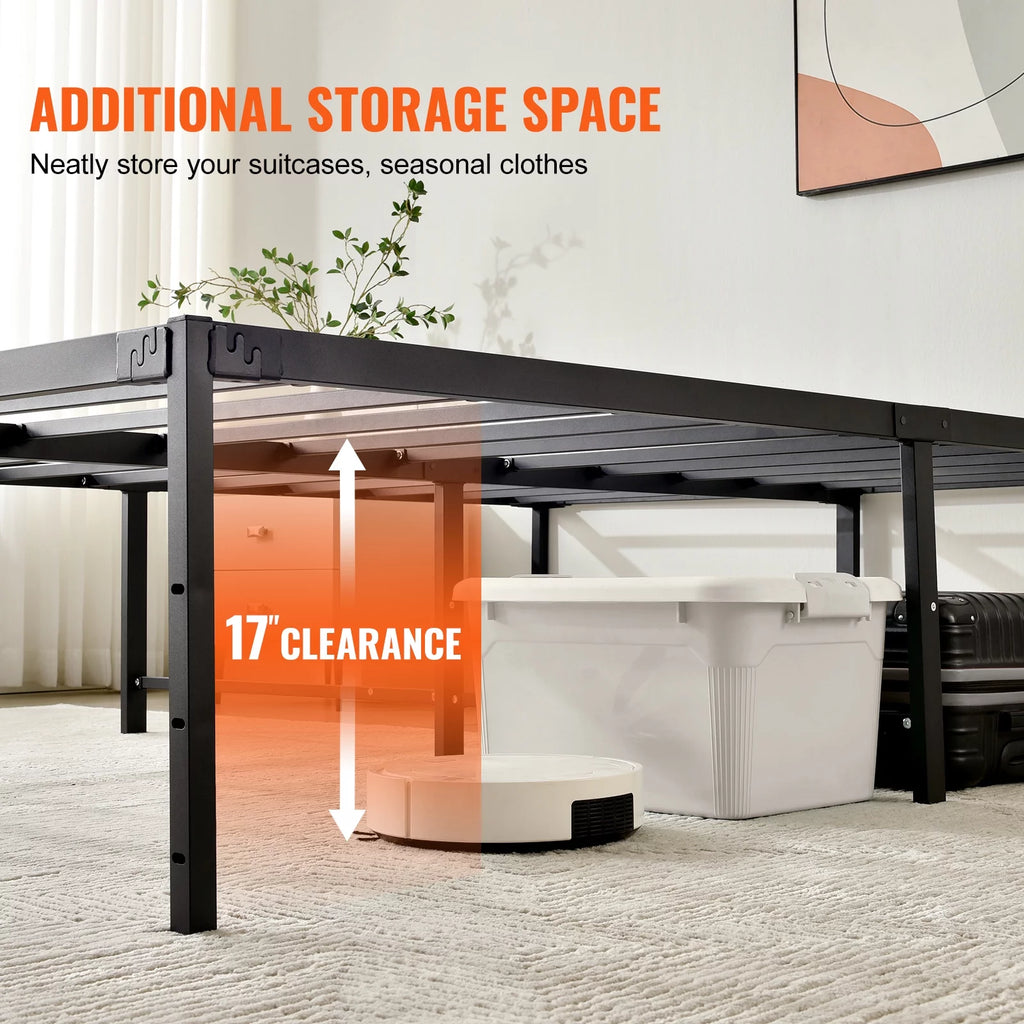 Full Size 18 inch Metal Bed Frame K466889