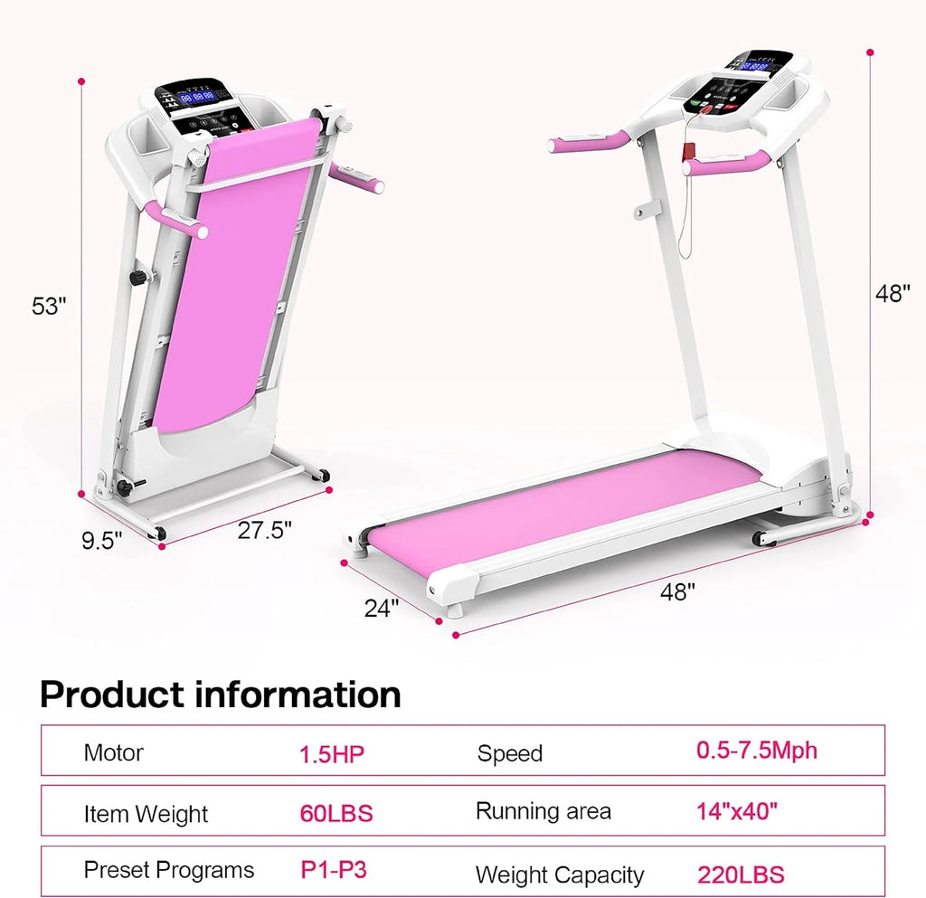 Folding Electric Treadmill I2446