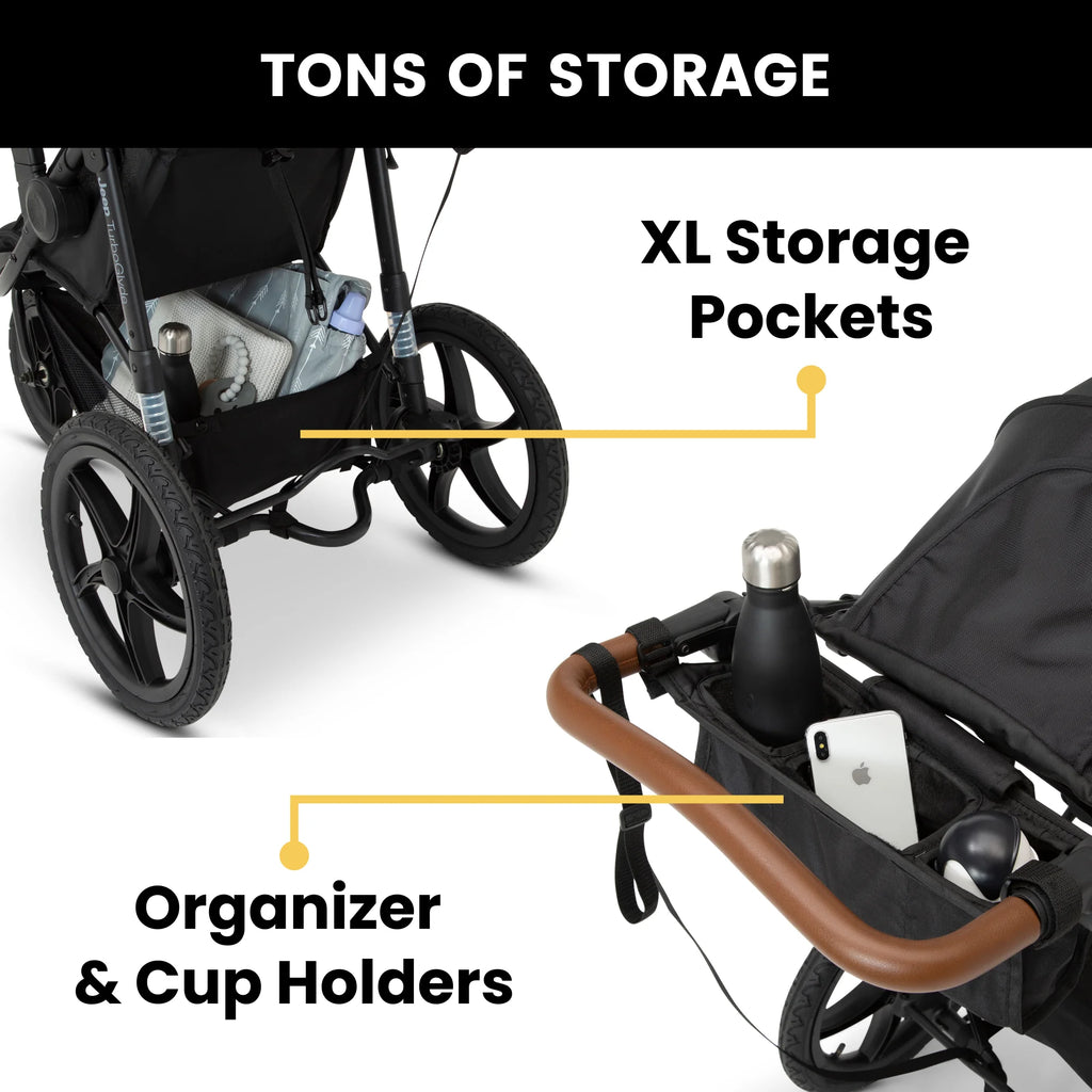 Black Jogging Stroller M2467