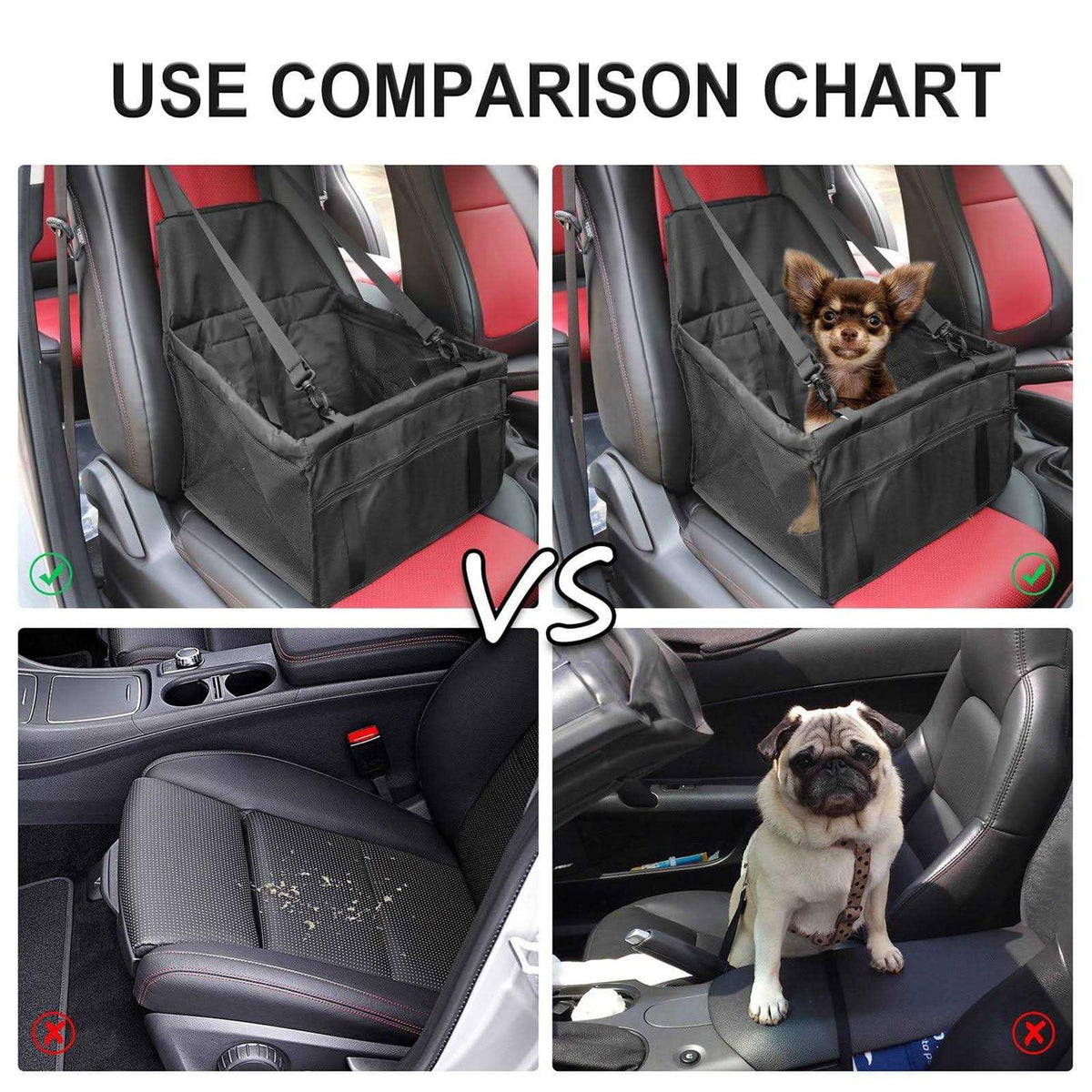 Foldable Pet Dog Car Seat N78127